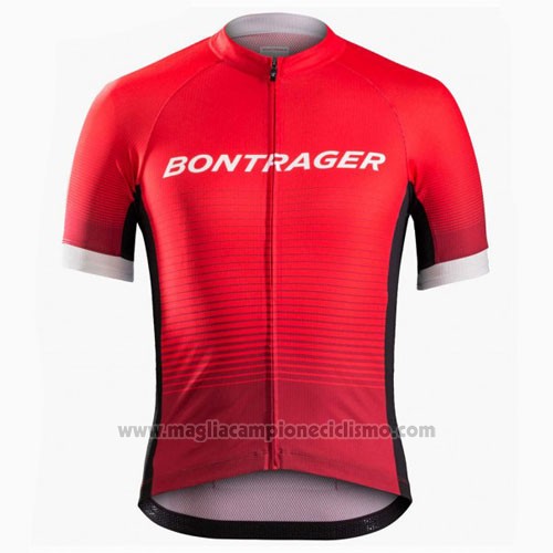 2016 Abbigliamento Ciclismo Trek Bontrager Rosso e Nero Manica Corta e Salopette